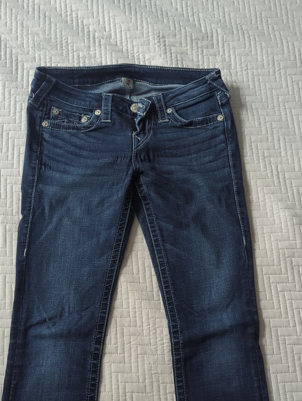 True Religion Dark Indigo Skinny Jeans